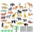 thumbnail image 1 of AMERTEER 53 Pcs Jouet Animal Simulation Mini Dinosaure Modèle Faune Collection Zoo Sauvage pour Éducation des Enfants, 1 of 3