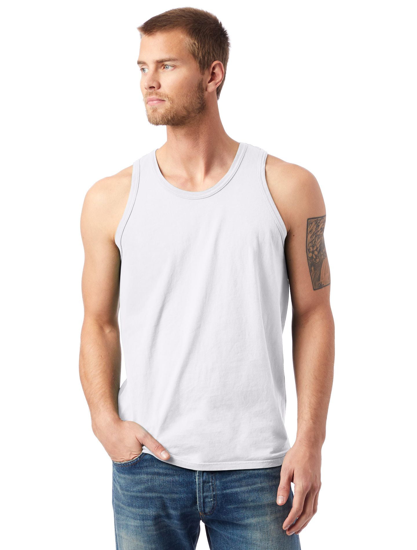 Hanes Men's ComfortWash Garment Dyed Sleeveless Tank Top 