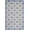 Multicoloured, variant on 9' X 12' Blue And Grey Gingham Non Skid Indoor Outdoor Area Rug