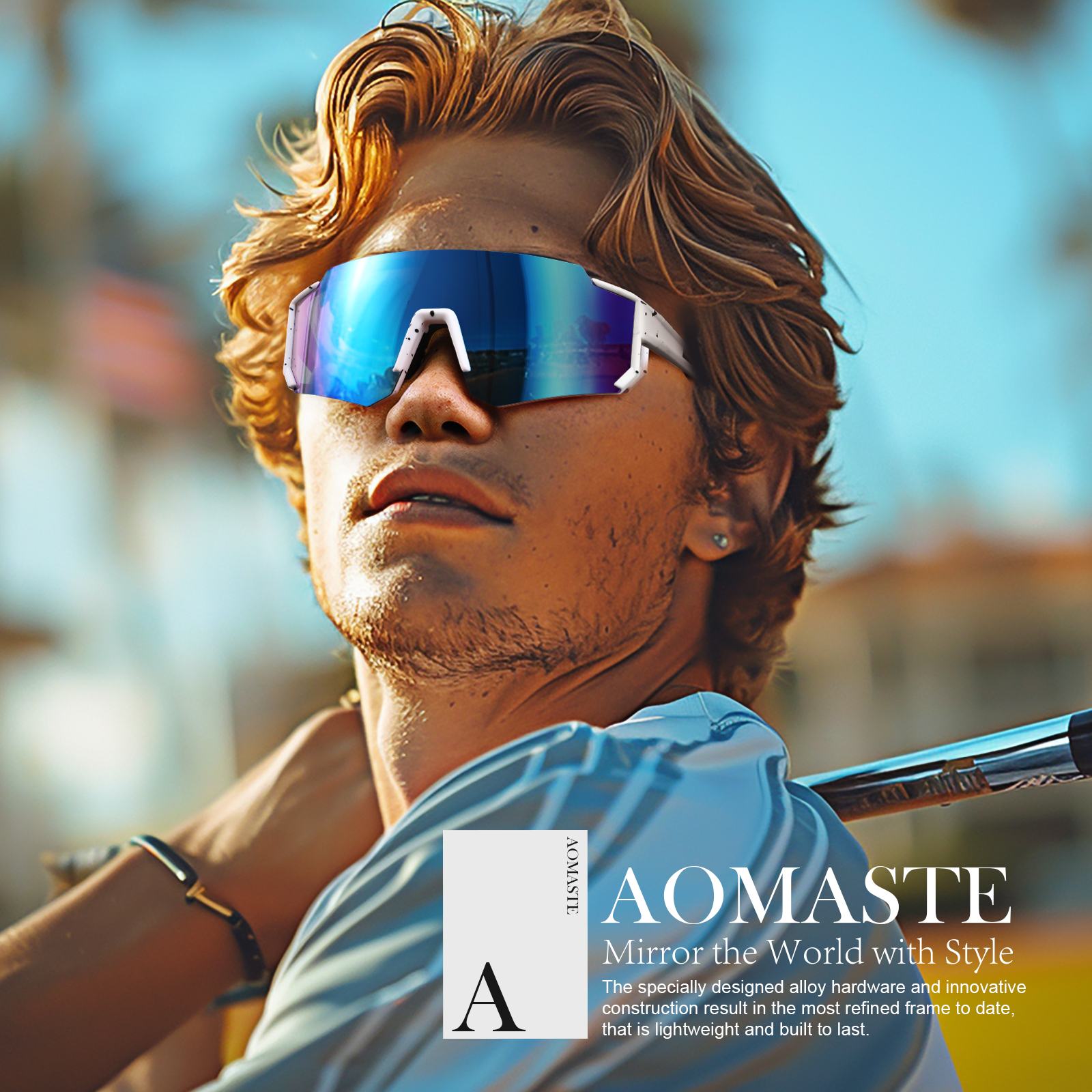 AOMASTE Polarized Sports Sunglasses, 3-Pack photo 8