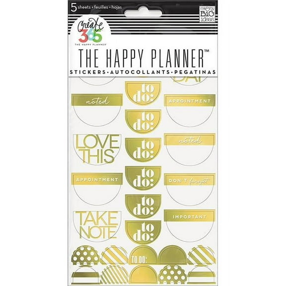 Create 365 Puffy Stickers 60/Pkg-To Do, Pk 2, Me & My Big Ideas