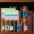 thumbnail image 2 of Etiquetas Label Magictodoor, 450 unidades, con forma de lomo para libros de género, 2 of 6