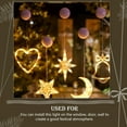thumbnail image 3 of unbranded  3 Pcs Love Suction Cup Lamp LED Strip Lights Tinsel Pendant Transparent, 3 of 8