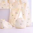 thumbnail image 6 of Wxirdiow Layette Sets for Newborns Unisex Unisex Baby Boy Girl Layette Sets 7 Packs Newborn Boy Girl Clothes Infant Baby Shower Gift Sets Yellow Size,0-3 Months, 6 of 6