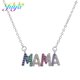 thumbnail image 1 of Juya Handicraft Women's Bracelets Supplies Mama+Boy+Girl Link Chains Bracelets For Handmade Daughter Mother's Day Gift Jewelry Gao Jinjia LED, 1 of 2