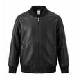 thumbnail image 4 of ShomPort Toddler Little Boys Leather Jackets Zip up Long Sleeve Biker Jackets Outerwear Coat 2-8 Years, 4 of 7