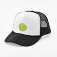 thumbnail image 4 of CafePress - Tennis Ball Icon - Adjustable Unisex Printed Trucker Hat with Mesh Back, 4 of 9