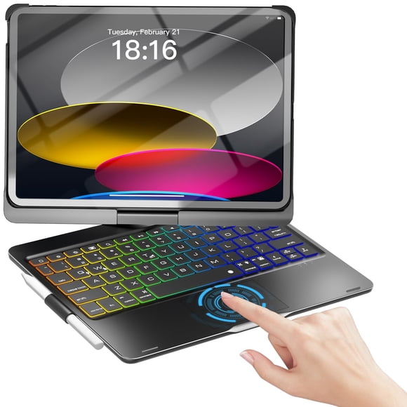 Funda para iPad con teclado NOKBABO para iPad 11 (10.ª generación)