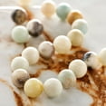 thumbnail image 2 of Bead Landing  Teal Mix Amazonite Round Beads, 10mm, 12 Pack, 2 of 3