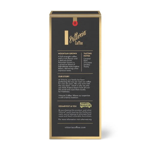 Vittoria Espresso Mountain Grown Aluminium Nespresso Compatible Capsules, 10 pods per pack, British Import (Pack of 3)