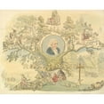 thumbnail image 2 of Frederick W. Pailthorpe 24x20 Black Ornate Framed Double Matted Museum Art Print Titled: Design for a Titlepage in the Manner of Rowlandson (1858-1914), 2 of 5