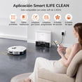 thumbnail image 4 of ILIFE A30 Pro Aspiradora y Trapeador, Estación de Autovaciado para 60 Días, Succión 5000Pa, Navegación LiDAR, WiFi 2.4G/App/Alexa/Control Remoto, Cepillo Rodillo para Alfombras y Suelos Duros, 4 of 5