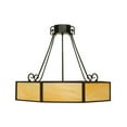 thumbnail image 5 of Meyda Tiffany 123525 32.25" W Lakeside Octagon Semi-Flushmount Ceiling Fixture - Bronze, 5 of 6
