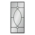 thumbnail image 3 of Kate and Laurel Bakersfield Farmhouse Wall Mirror, 13 x 30, Black, Traditional Metal Framed Mirror for Wall, 3 of 8