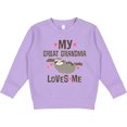 thumbnail image 2 of Inktastic My Great Grandma Loves Me Toddler Sweatshirt, 2 of 4
