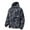 Dark Gray, variant on IWRICH Men's Camo Water-Resistant Windproof Rain Jacket 4 Pockets Outdoor Windbreaker Relaxed Fit for Spring&fall Blue XS