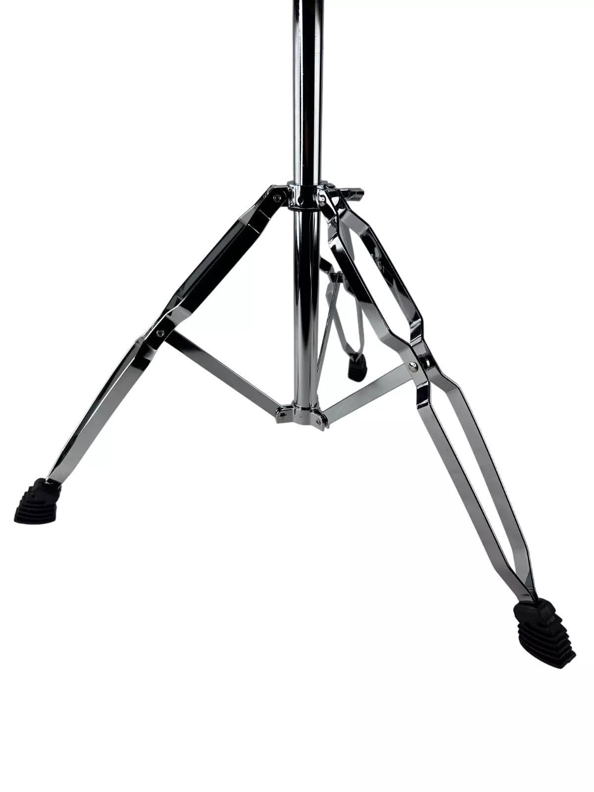 2 Pack Zenison Heavy Duty 5' Chrome Cymbal Stands Anti Skid Feet Durable