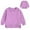 Purple, variant on Dyfzdhu Toddler Boys Girls Pullover Fleece Crew Neck Sweatshirt Children Solid Top