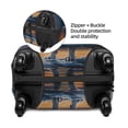 thumbnail image 2 of Fotbe Lonely Night Sky Wolf Funda Protectora para Equipaje, Antirrayones y Resistente a la Suciedad, Compatible con Maletas de 18 a 32 Pulgadas-X-Large, 2 of 7