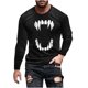 thumbnail image 2 of Blusas y camisas de manga larga con cuello redondo para hombre, moda informal, estampado, deportivas, de manga larga, cuello redondo, blusas, camisas para hombre, blusa de poliéster, 2 of 5