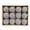 Gray, variant on Pnmtdaia Warm Brown Velvet Flocked Christmas Ball Ornaments Set, 12 Pcs Shatterproof Textured Hanging Baubles for Xmas Tree Neutral Vintage Holiday Home Decor