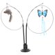 thumbnail image 5 of unbranded Durable Double Feather Teaser Stick for Cats Indoor Use Safe Plastic Steel Wire Material, 5 of 8