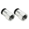 thumbnail image 1 of Unique Bargains 2 Pcs Tube OD 1/2 Pouce à Filetage Femelle NPT 3/8 Pouce pour Connecter les Raccords, 1 of 7