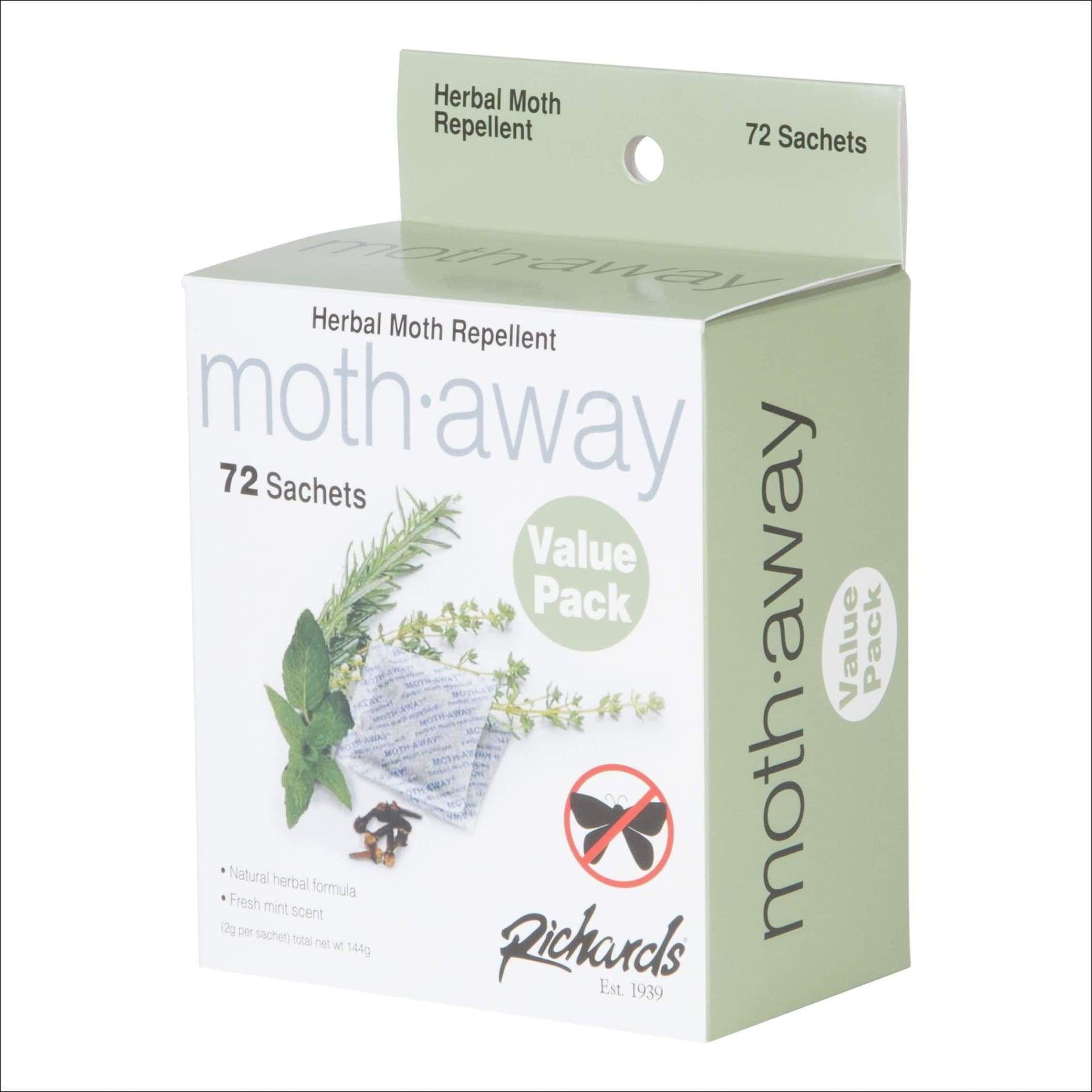 Richards Moth Away/Herbal - Value Pack - 72 sachets