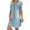 Blue, variant on Beach Outfit Midi for Women Casual Summer Women's Casual Turndown Neck Denim Party Dresses Sleeveless Swing Dress Dresses for Women And V Neck Sleeveless Maxi Dress