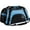 Black & Blue, variant on Cat Carrier,Soft-Sided Pet Travel Carrier for Cats,Dogs Puppy Comfort Portable Foldable Pet Bag Airline Approved (Medium-Blue)