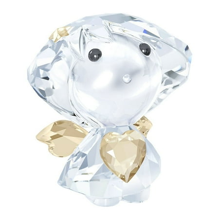 Swarovski Crystal Christmas Figurines - Swarovski Crystal Christmas Figurine ANGEL WITH GOLDEN HEART #5135868