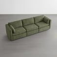 thumbnail image 5 of CHITA Oversized Modular Sectional Sofa Set Extra LargeConvertible Fabric Sofa Couch with Reversible Chaise,3 Seat Modern Modular Sofa for Living Room,Green,112 inch Width, 5 of 6