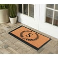 thumbnail image 4 of A1 Home Collections First Impression Divina Handwoven Extra Thick Leaf Doormat Monogrammed S,Large (24"X39"), 4 of 7