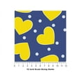 thumbnail image 5 of Rwraps Yellow Heart Pouring Out Gloss Vinyl Film Wrap 59in x 12ft Vinyl Vehicle Car Film Sheet Roll, 5 of 9