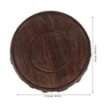 thumbnail image 2 of MRLESS Round Wood Plant Stand, Multi-Functional Wood Riser Display Base for Flower Pots, Teapots, Vases, Bonsai, Fish Tanks 11.5X10cm, 2 of 8