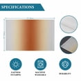 thumbnail image 6 of Burnt Orange Grey Ombre Placemats Set of 4, Farmhouse Gradient Minimalist Placemats for Dining Table, Place Mats for Kitchen Tabletop, Waterproof Wipeable Dining Table Mats Set, 6 of 9