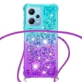 thumbnail image 4 of Funda para Xiaomi Redmi Note 12 4G Brillantina Líquida Divertida Reluciente y con Cristales en Movimiento Cuerpo Cruzado con Cordón Ajustable, 4 of 5