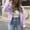 Purple Coats for Winter, variant on XPMWRP Women's Sequin Zipper Casual Jacket Long Sleeve Solid Color Comfortable Stylish Fashionable Winter Warm Trendy Loose Jacket Purple L