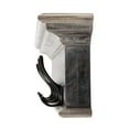 thumbnail image 5 of Home Wall Decorative Antique Brass Hardware 4 Hook Coat Rack - Brown, 5 of 7