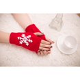 thumbnail image 2 of Señoras adultas Guantes sin s térmicos lisos Tejidos Medio Invierno Cálido rojo Yuyangstore Guantes sin dedos para mujeres, 2 of 8