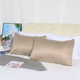 thumbnail image 2 of Unique Bargains Luxury Satin Pillowcase Cool Silk Pillow Case Cover, 2 of 9