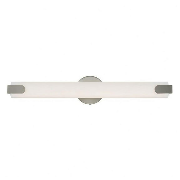 32W Led Ada Bathroom Light in Modern Style 4.38 inches Wide By 23.5 inches High-Brushed Nickel Finish Bailey Street Home 218-Bel-3110381