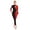 Red, variant on YONGHS Women's Gymnastics Leotard Long Sleeve Unitard Ballet Dance Costume Athletic Full Body Suits Brown XL