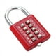 thumbnail image 1 of Candado de seguridad con botón de combinación Cerradura digital Maleta Baúl Puerta Cajón Caja Herramientas de bricolaje Mecanismo de bloqueo de 10 dígitos de 5 posiciones Mecanismos de llave ciega ro, 1 of 5
