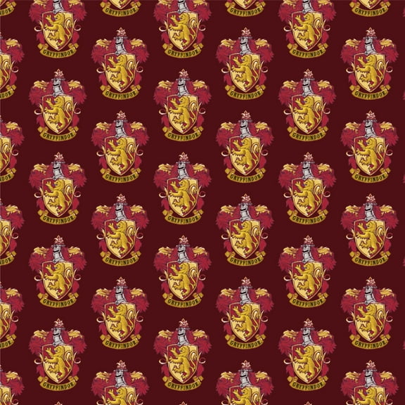 Harry Potter Gryffindor Painted Crest Premium Roll Gift Wrap Wrapping Paper
