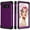 Deep Purple, variant on Dteck Shockproof Case Compatible with Samsung Galaxy Note 8, Heavy Duty Full body Protection 3 Layer Hybrid Rugged Protective Cover For Samsung Galaxy Note 8 (No Built-in Screen Protector), Black