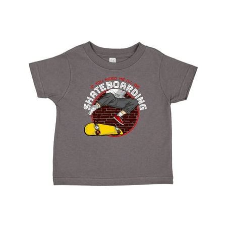 

Inktastic Skateboarding Gift for Skater Boys Toddler T-Shirt