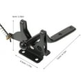 thumbnail image 2 of HEALEEP Hinge Latch Black Metal Locking for Homeowners 1Set, 2 of 8