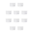 thumbnail image 1 of Wosthever Bolsa de malla de almacenamiento para refrigerador, organizadores de doble compartimento, bolsa de verduras reutilizable lavable para Blanco 1 PC 10piezas, 1 of 6
