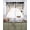 Beige, variant on Green Spring Botanical Swag Valances for Windows, Small Curtains Drapes, Weeping Eucalyptus Butterfly Kitchen Window Curtains Over Sink Window Treatment Valance for Bedroom/Bathroom 56"x36"